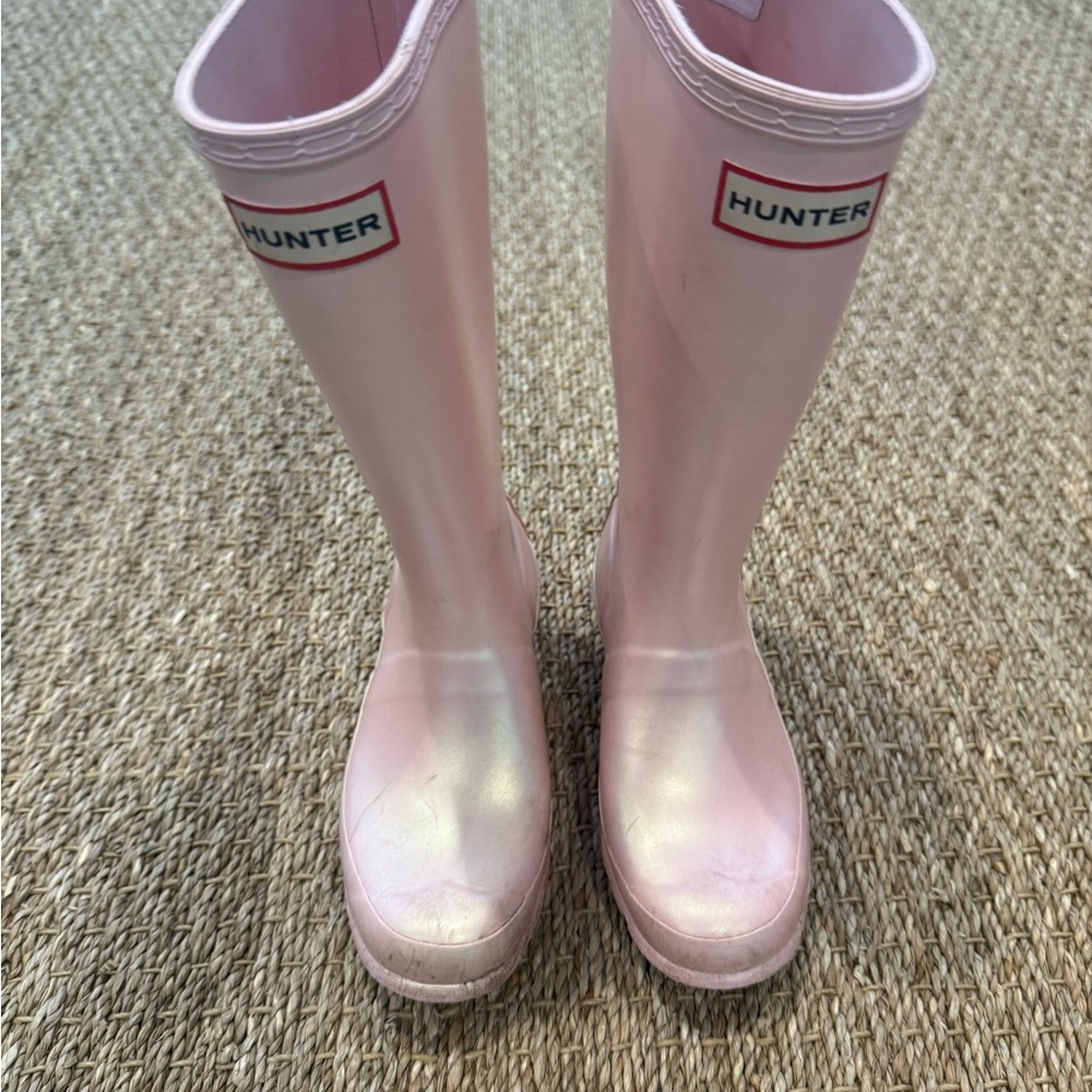 Hunter Pink Rain Boots